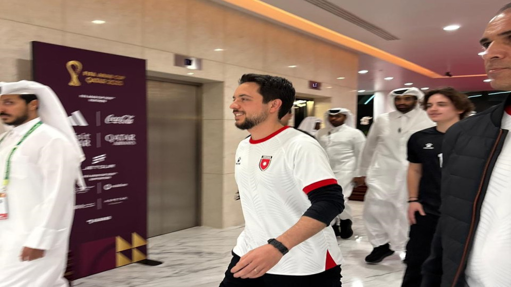 ولي العهد يصل إلى ستاد البيت لحضور مباراة الأردن والسعودية #عاجل 