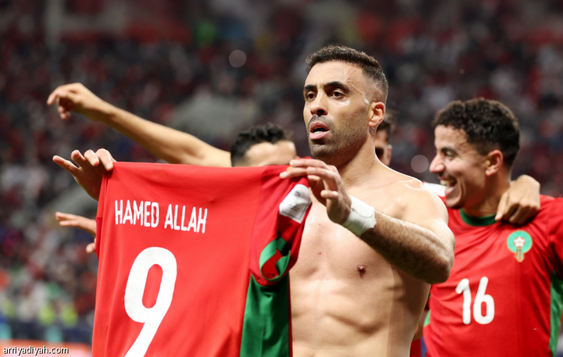 بعد 11 عاما.. حمد الله يحتفل مع #المغرب 