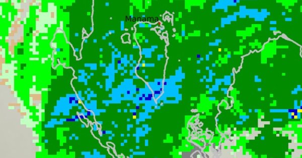 إدارة الأرصاد الجوية تنشر صورًا تُظهر استمرار تساقط الأمطار فوق مملكة البحرين #صحيفة_البلاد 