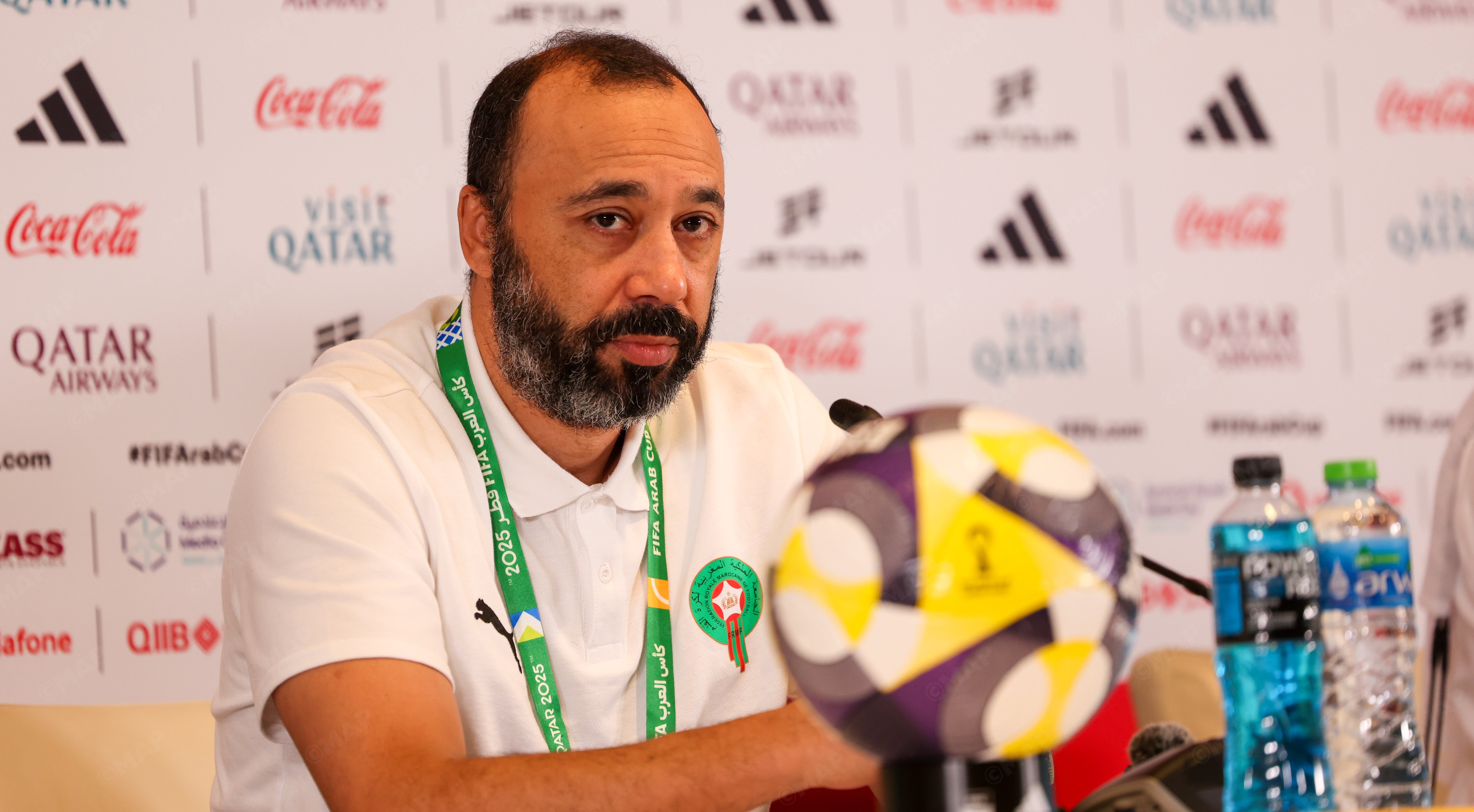 مدرب المنتخب المغربي: لن نفرط في اللقب أمام المنتخب الأردني #كاس_العرب_2025 