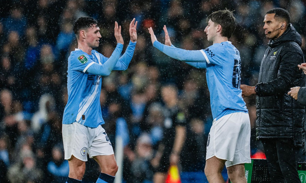 مانشستر سيتي يتأهل إلى نصف نهائي كأس الرابطة 