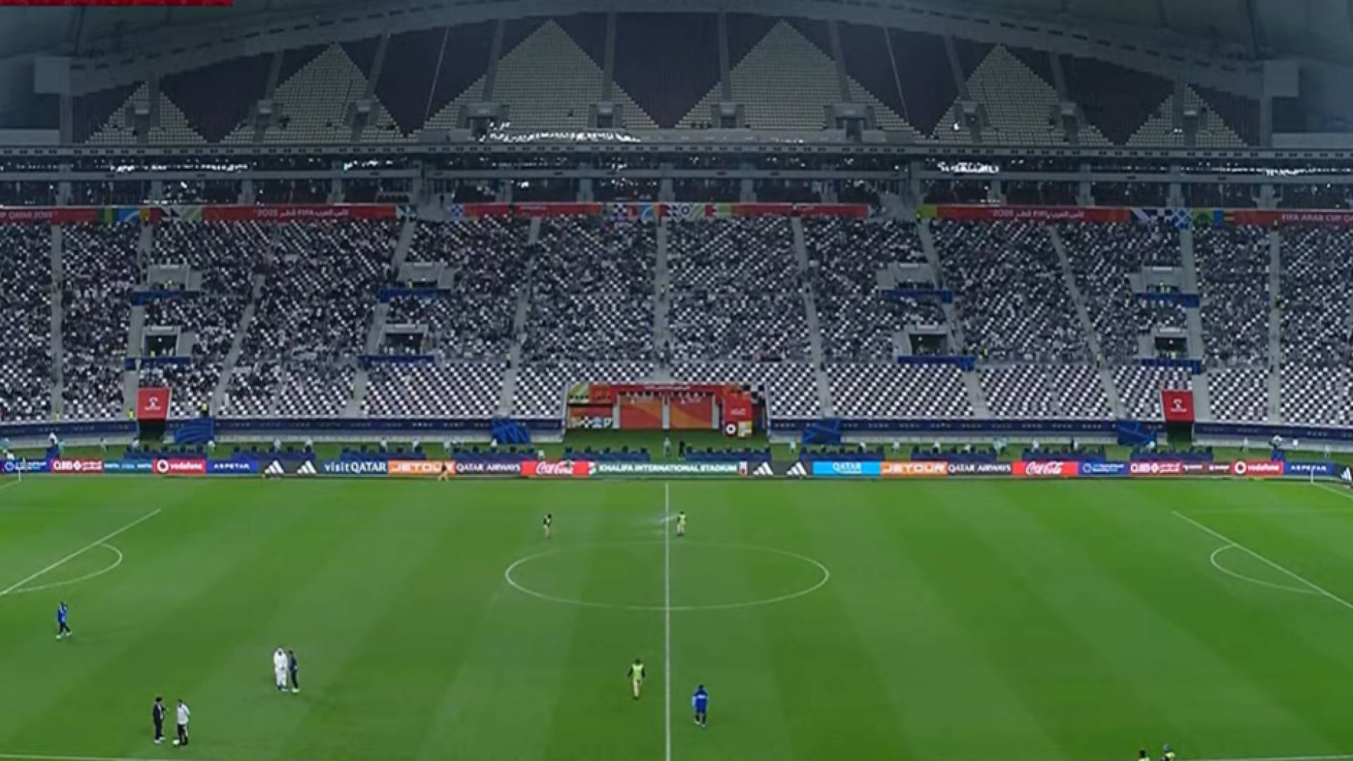 قطر: إلغاء جميع فعاليات كأس العرب 2025 المقررة في شارع لوسيل وذلك بسبب سوء الأحوال الجوية، حفاظًا على السلامة. #عاجل 