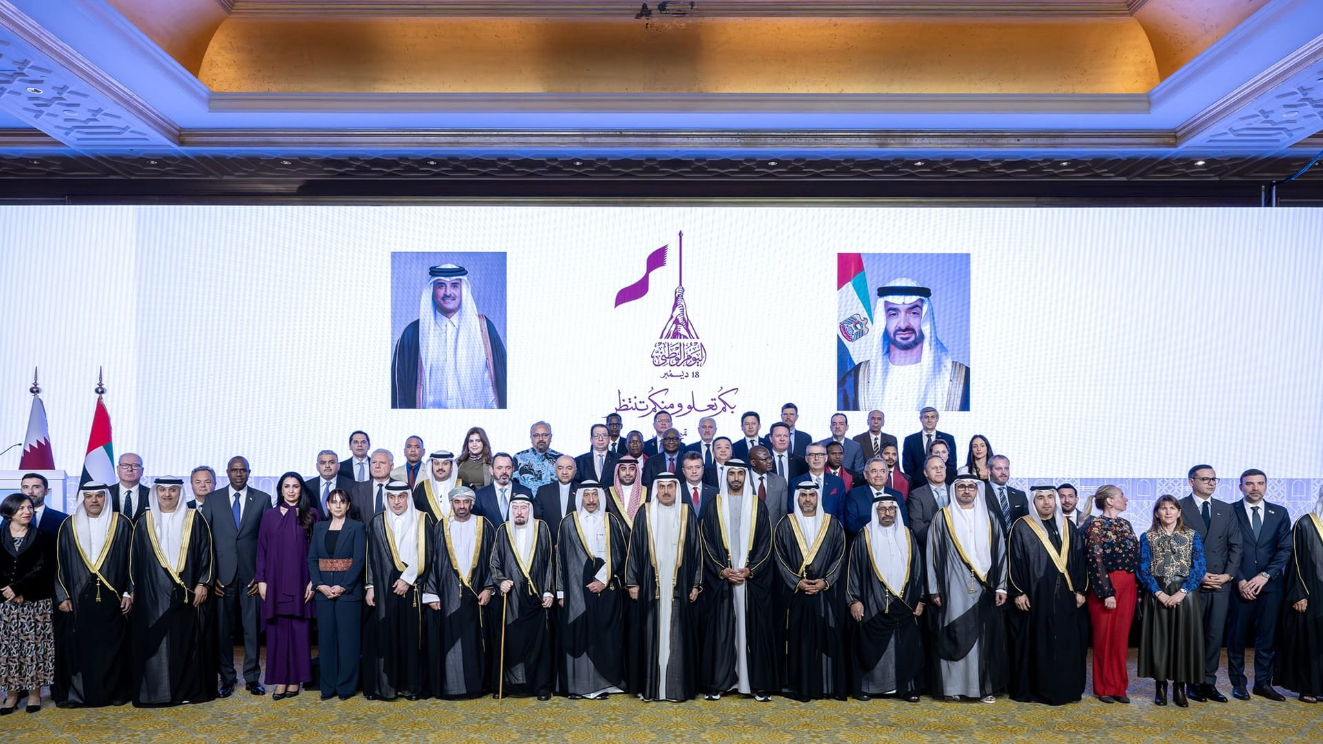 صقرغباش يحضر حفل السفارة القطرية باليوم الوطني #الشارقة24 