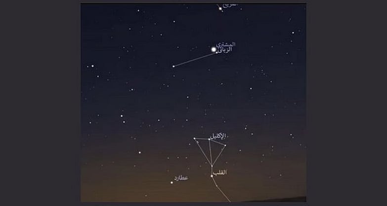 الحصيني: غدًا بداية نجم القلب ثاني نجوم المربعانية. يمتد 13 يومًا ويعلن دخول الشتاء الفعلي وبداية برد الانصراف. أطول ليالي السنة وأقصر النهار. العرب قالت: إذا طلع القلب امتنع العذب 