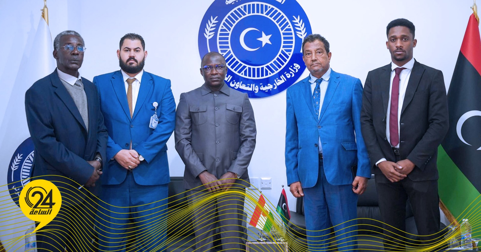 خارجية الحكومة الليبية: مباحثات لافتتاح قنصليتين للنيجر في بنغازي وسبها. #الساعة24 