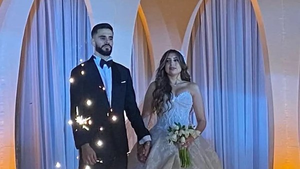 لقطات من حفل زفاف نجم الزمالك محمود بنتايج على ابنة أحمد سليمان .. #عاجل 