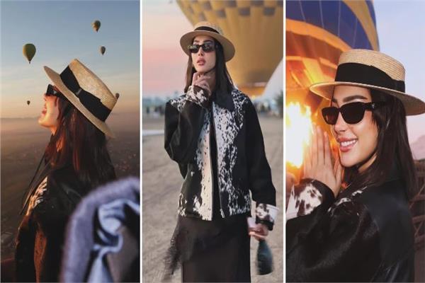 بسمة بوسيل تشارك جمهورها صورا من رحلتها الأخيرة في #الأقصر 