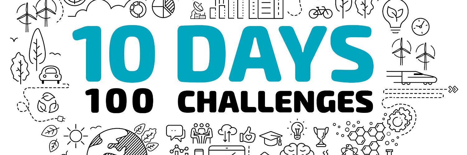 10 Days 100 Challenges banner