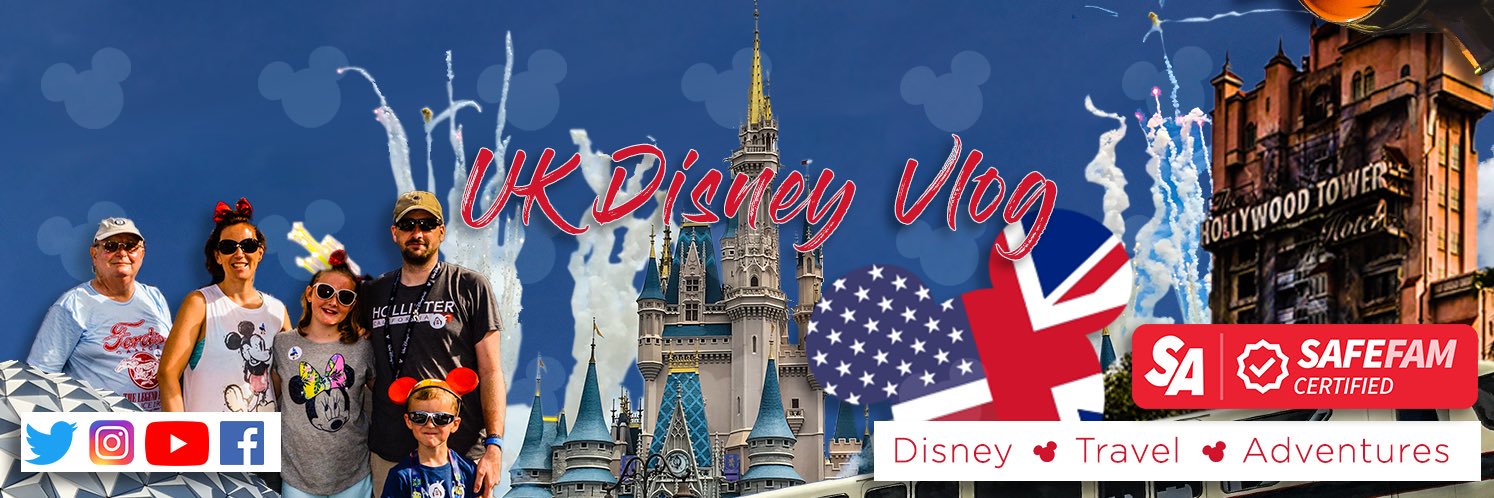 UK Disney Vlog banner