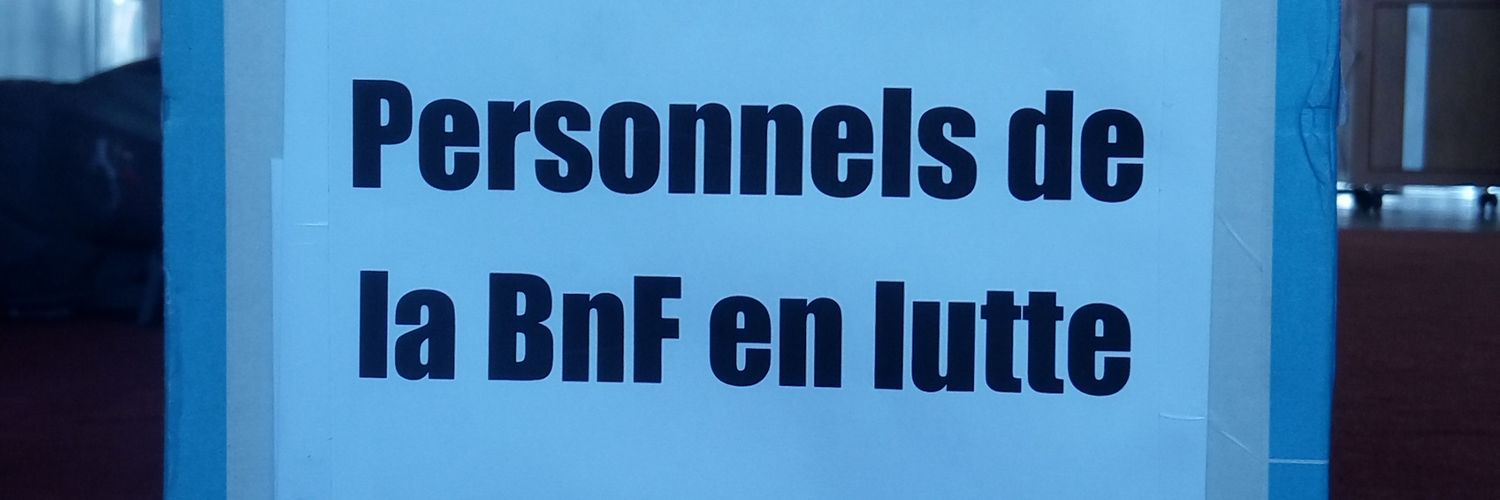 BnF en GREVE banner