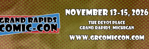 Grand Rapids Comic Con banner