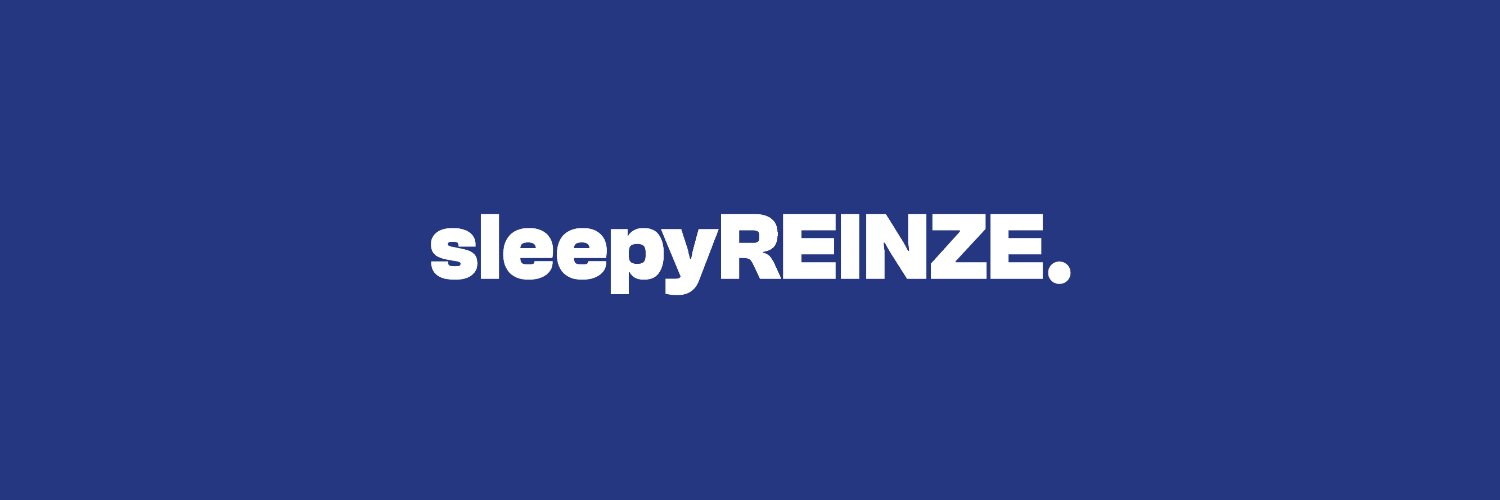 sleepyreinze's profile banner image