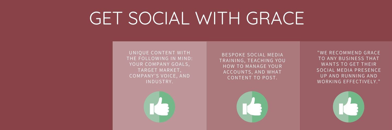 Get Social with Grace banner