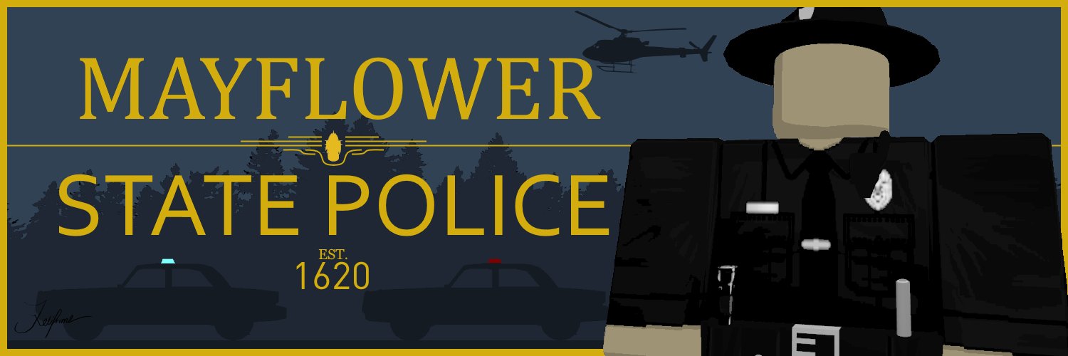 Mayflower State Police banner