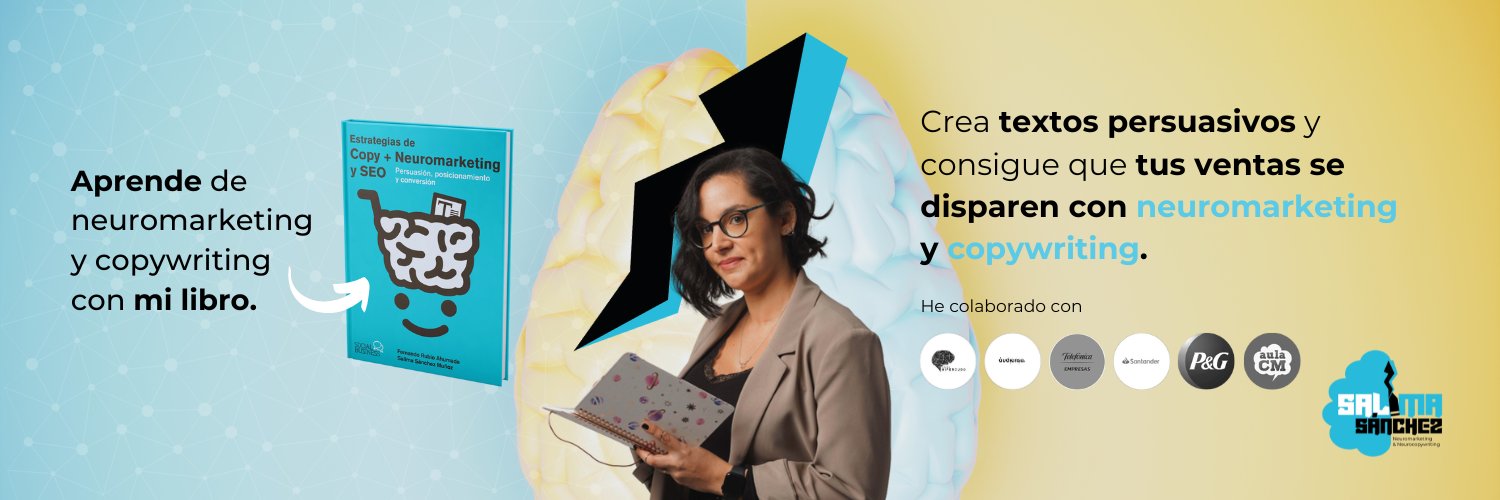 Salima Sánchez - Neuromarketing y Copywriting banner