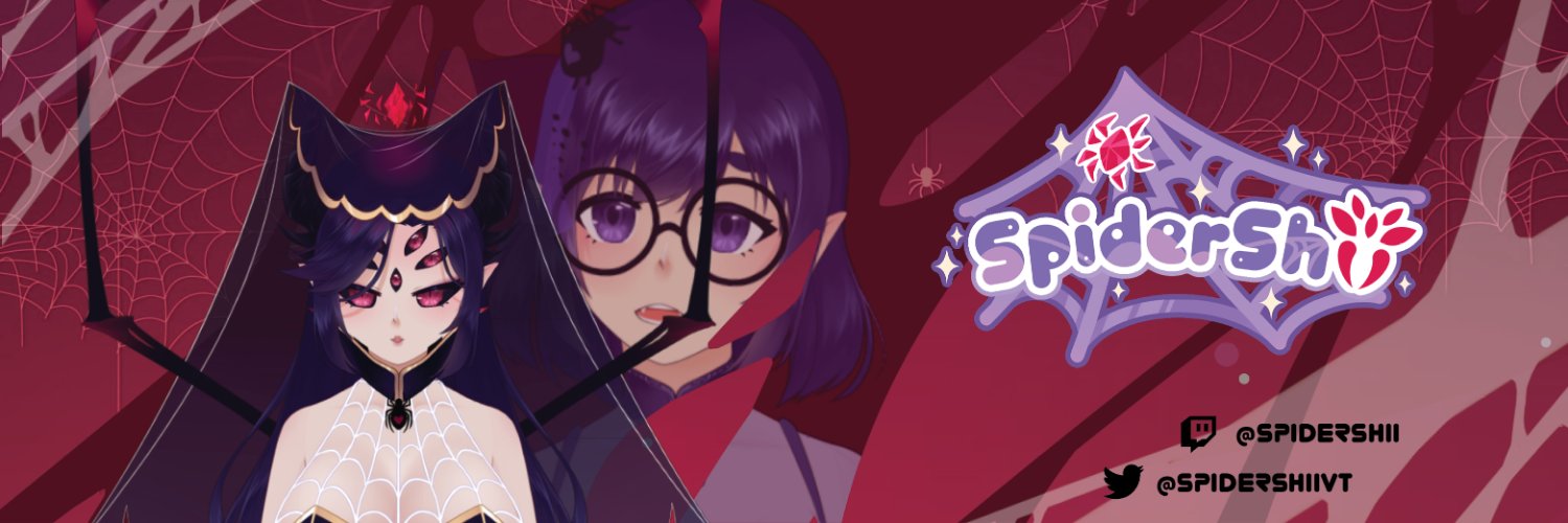 SpiderShii 🕷️Demon Spider Vtuber 💜's banner