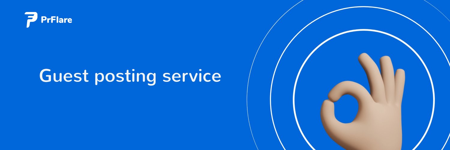 PrFlare - Guest posting service banner