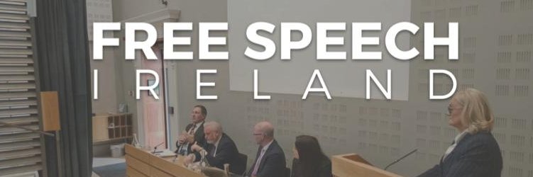 Free Speech Ireland's banner