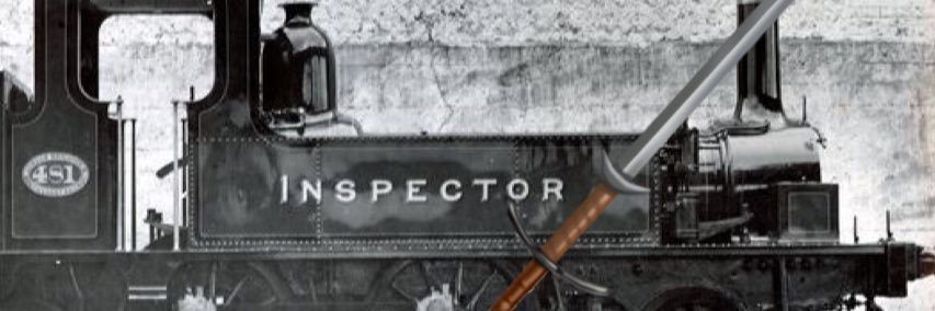 Inspector with a Zweihander banner