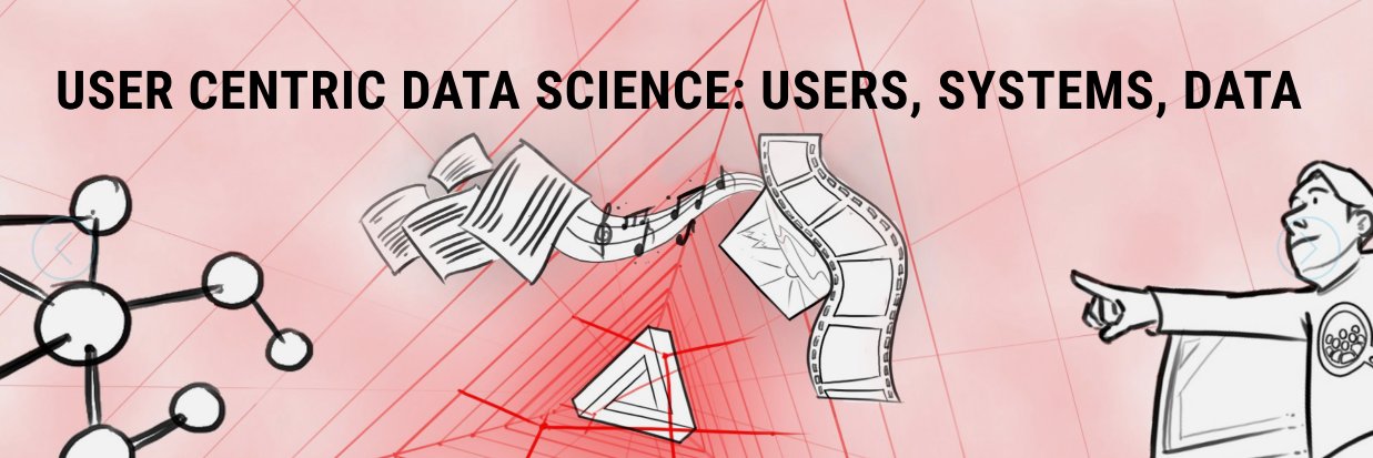 User Centric Data Science at VU banner