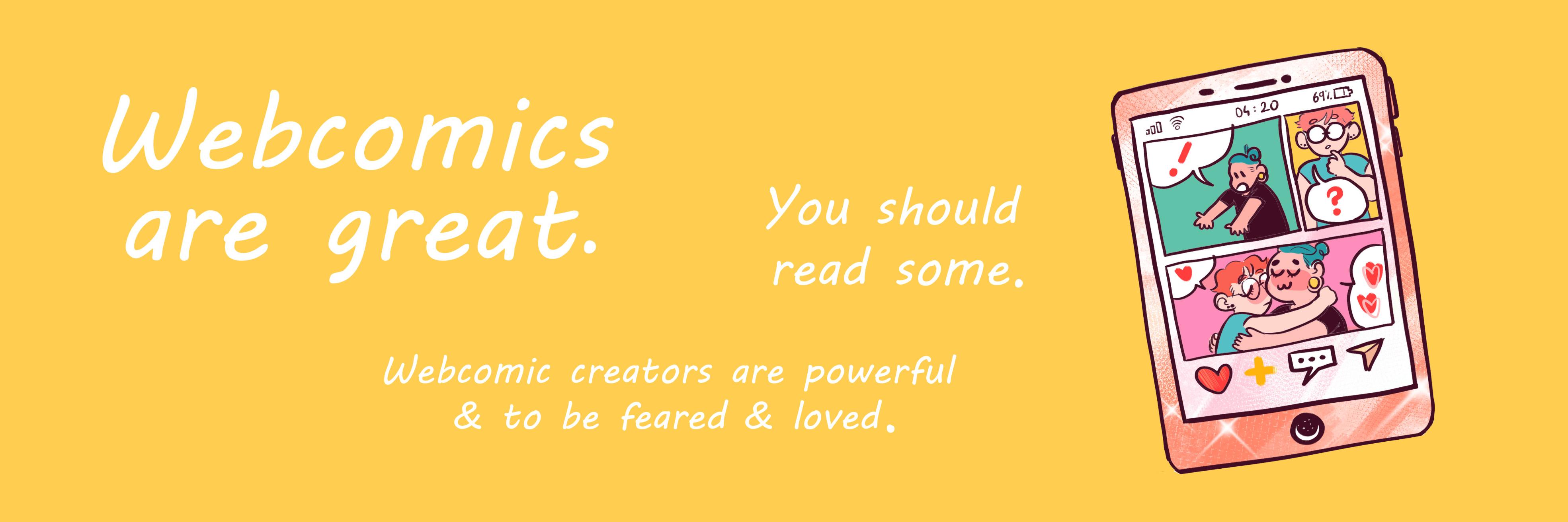 Support webcomics 🌈 banner