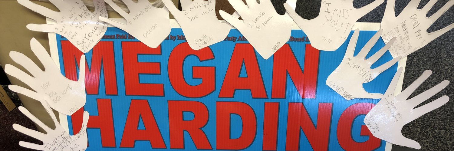 Megan Harding Pasco School Board banner