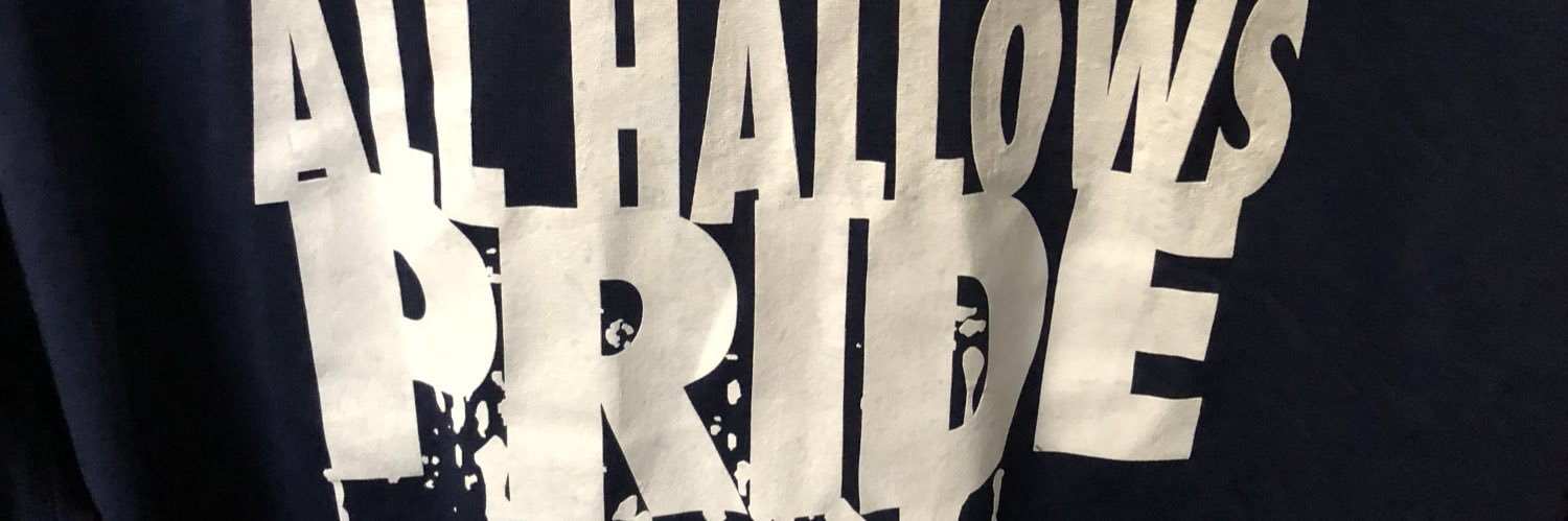 All Hallows Track & Field banner