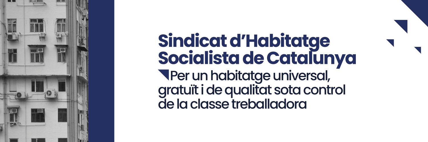 Sindicat Habitatge Socialista de Catalunya's banner