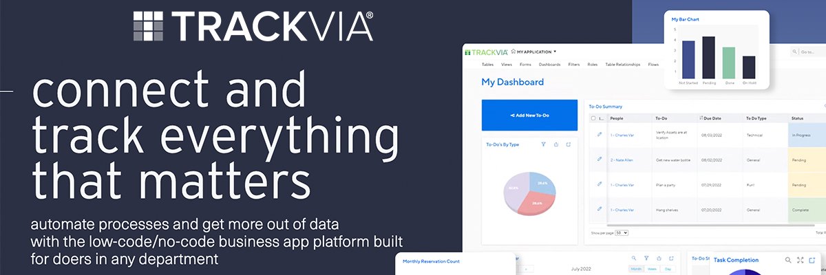 TrackVia banner