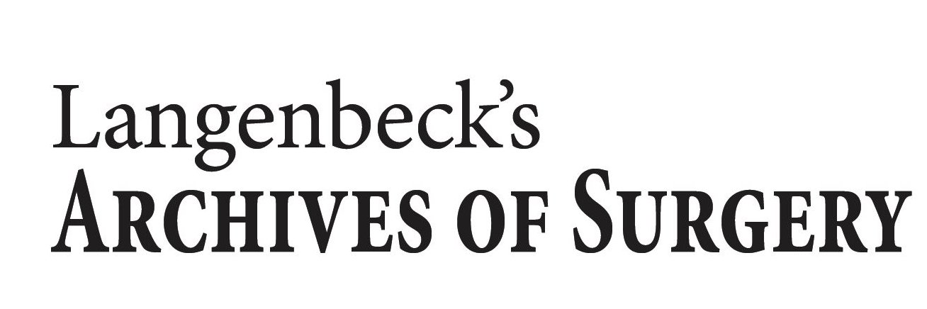 Langenbeck's Archives of Surgery banner