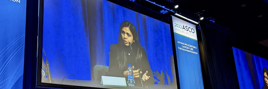 Charu Aggarwal, MD, MPH, FASCO's banner