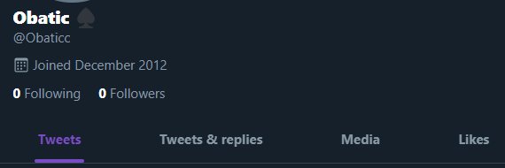 Obaticc's profile banner image