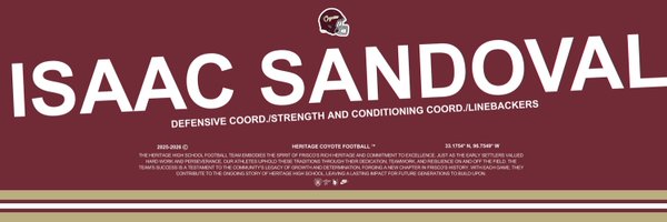 CoachSandoval12 Profile Banner
