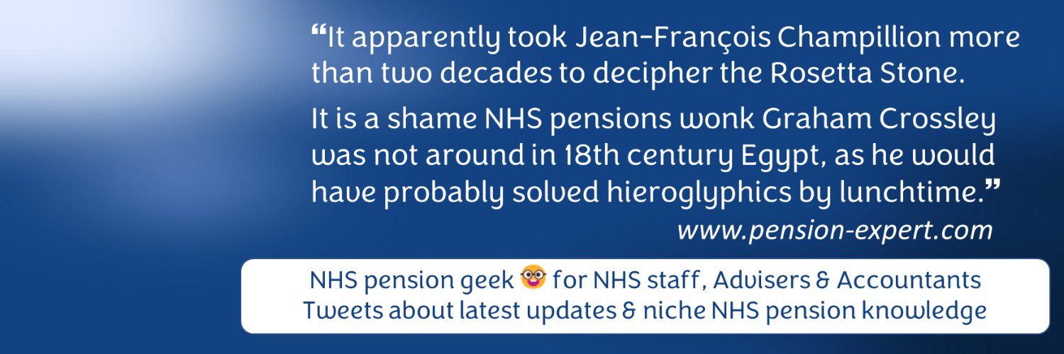 Graham Crossley (NHS Pension Wonk) banner