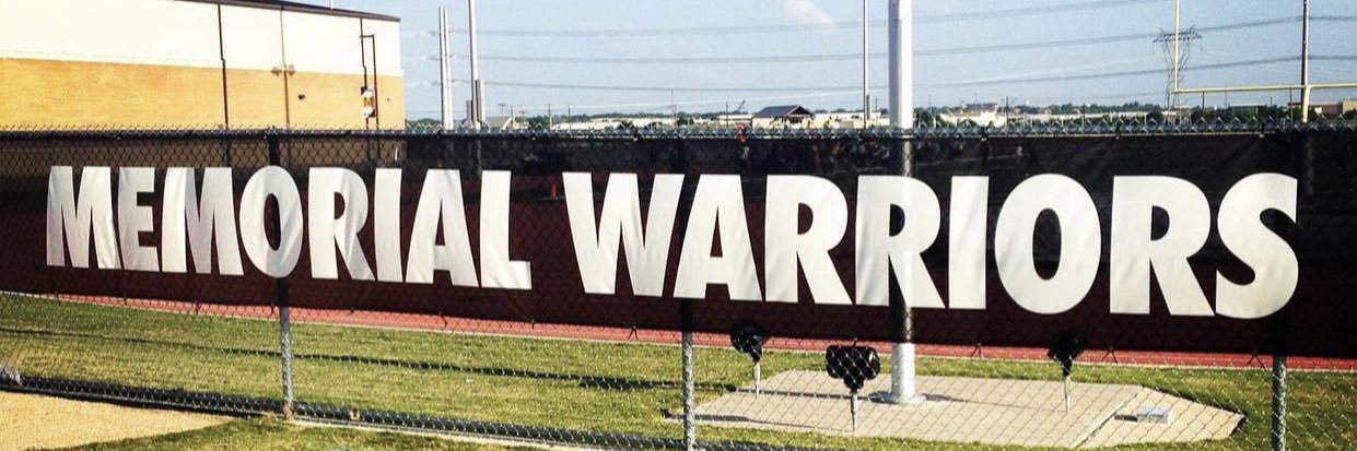 Frisco Memorial Cheer banner