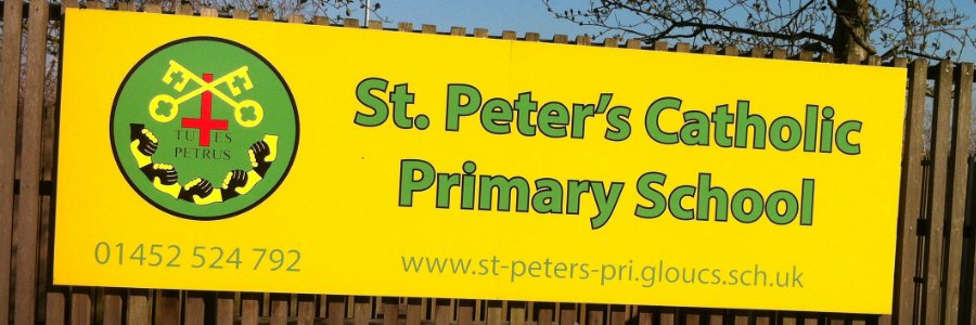 St Peter's Pri, Glos banner