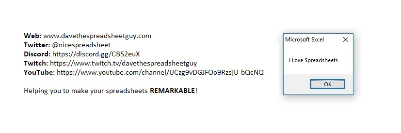 Dave The Spreadsheet Guy banner