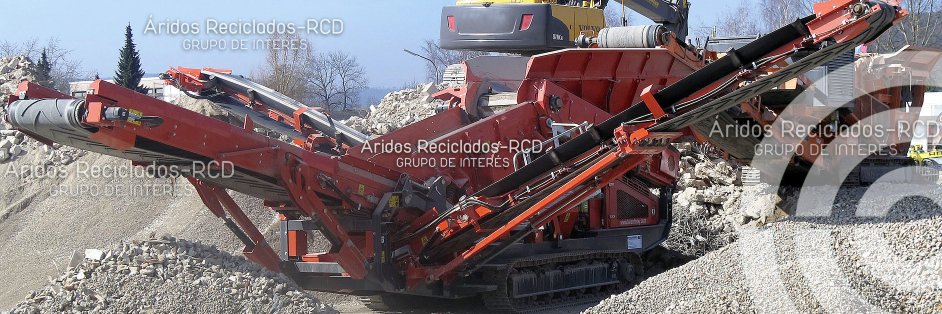Áridos Reciclados de RCD banner