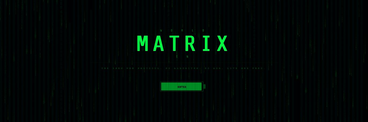 worldinmatrix's profile banner image