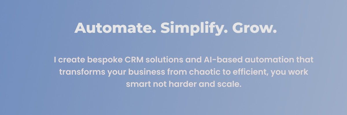 Olaide RevOps, CRM & Ai Automation banner