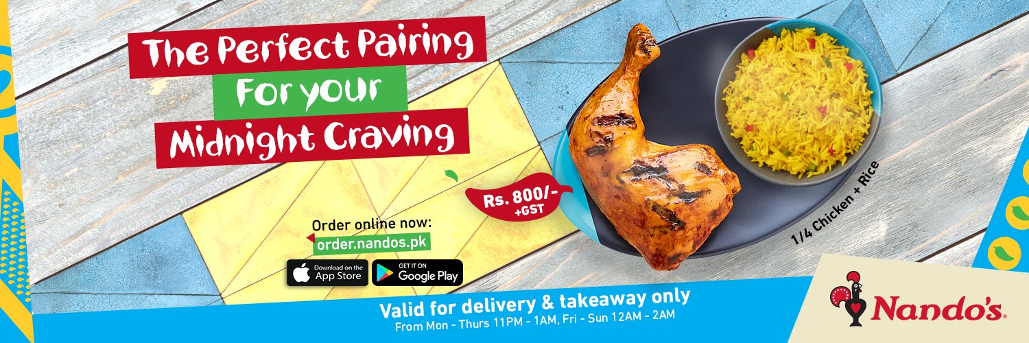 NandosPakistan's profile banner image