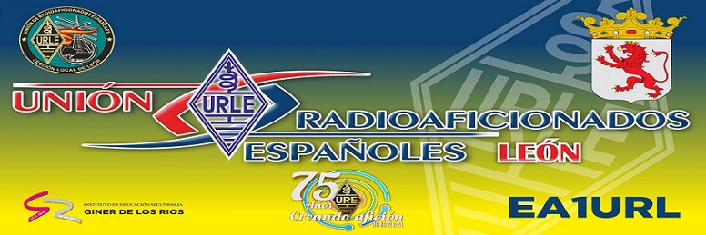 URLE Unión de Radioaficionados de León. banner
