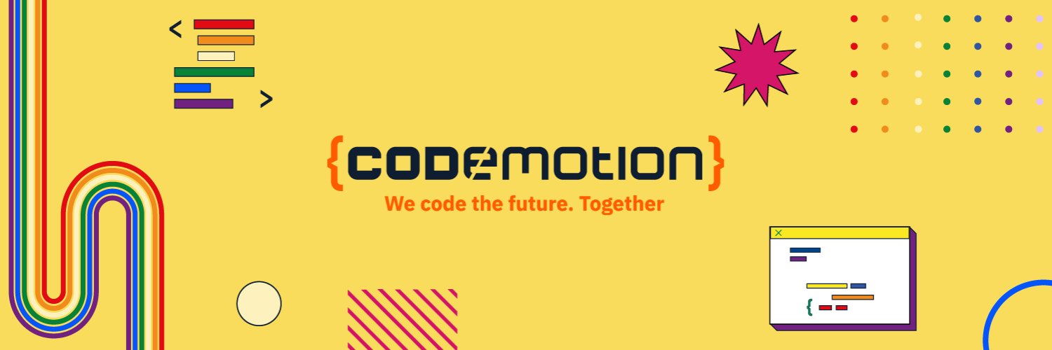 Codemotion Madrid banner