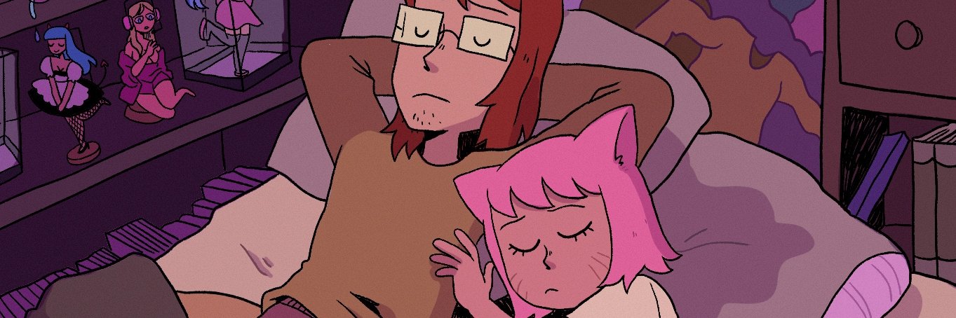 Gloomy (Read Cat Girl on Webtoon)'s banner