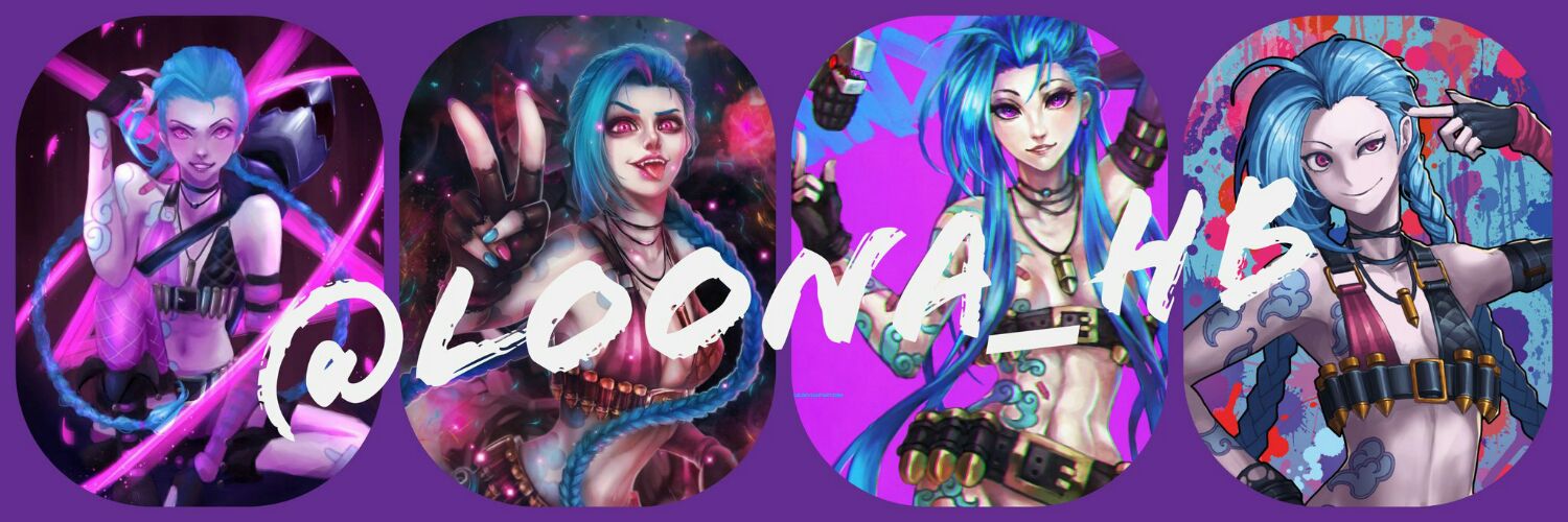 Jinxie Horlust💙❄️Loona🖤🤍Gatia😻💖 banner