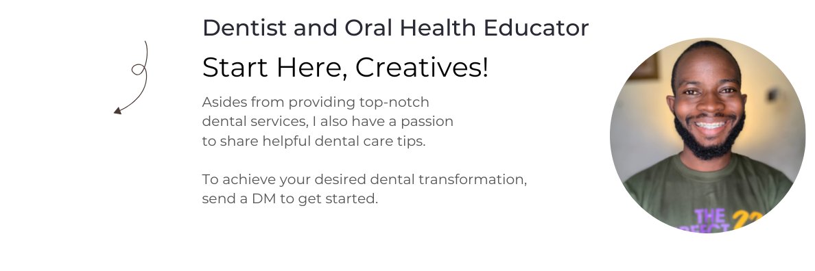 The African Dentist banner