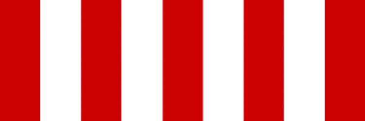 Red and White banner