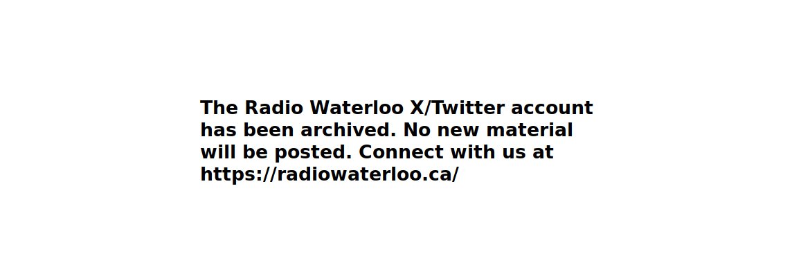 CKMS Radio Waterloo banner