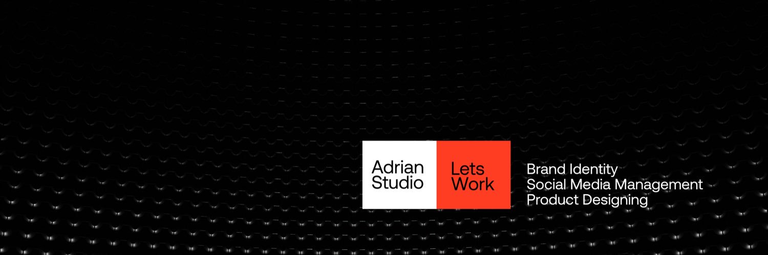 Adrian studio ( Your branding guy ) banner