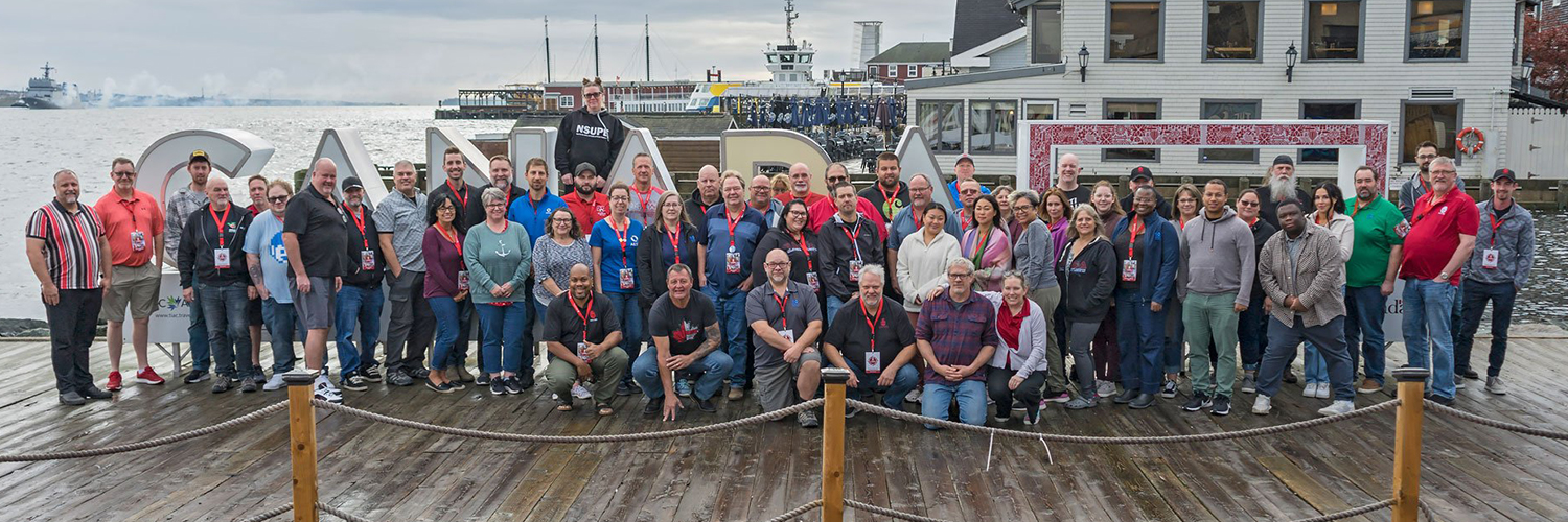 Confederation of Canadian Unions (CCU) banner